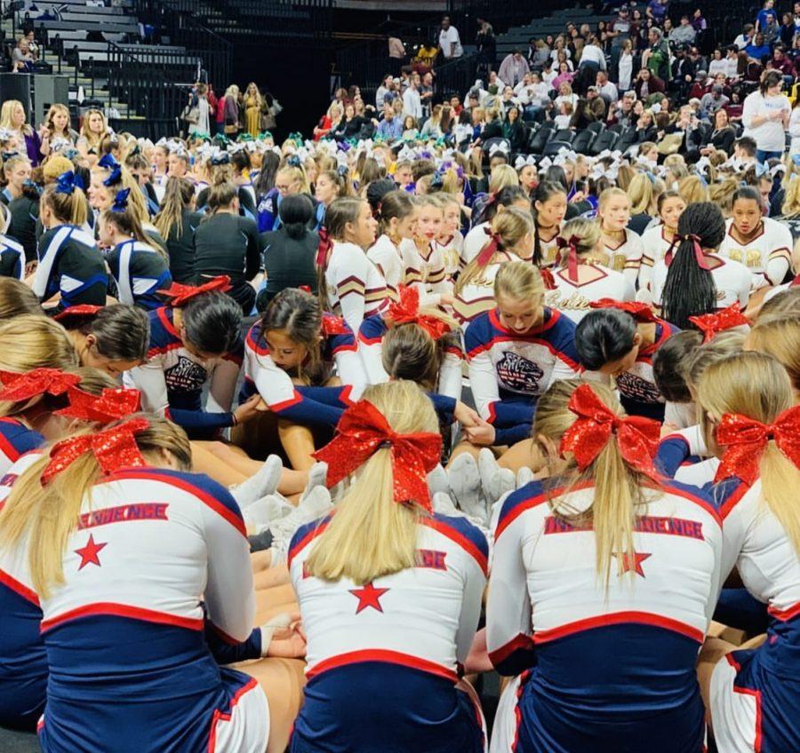 Independence Cheer Team Finishes in the Top Three at States