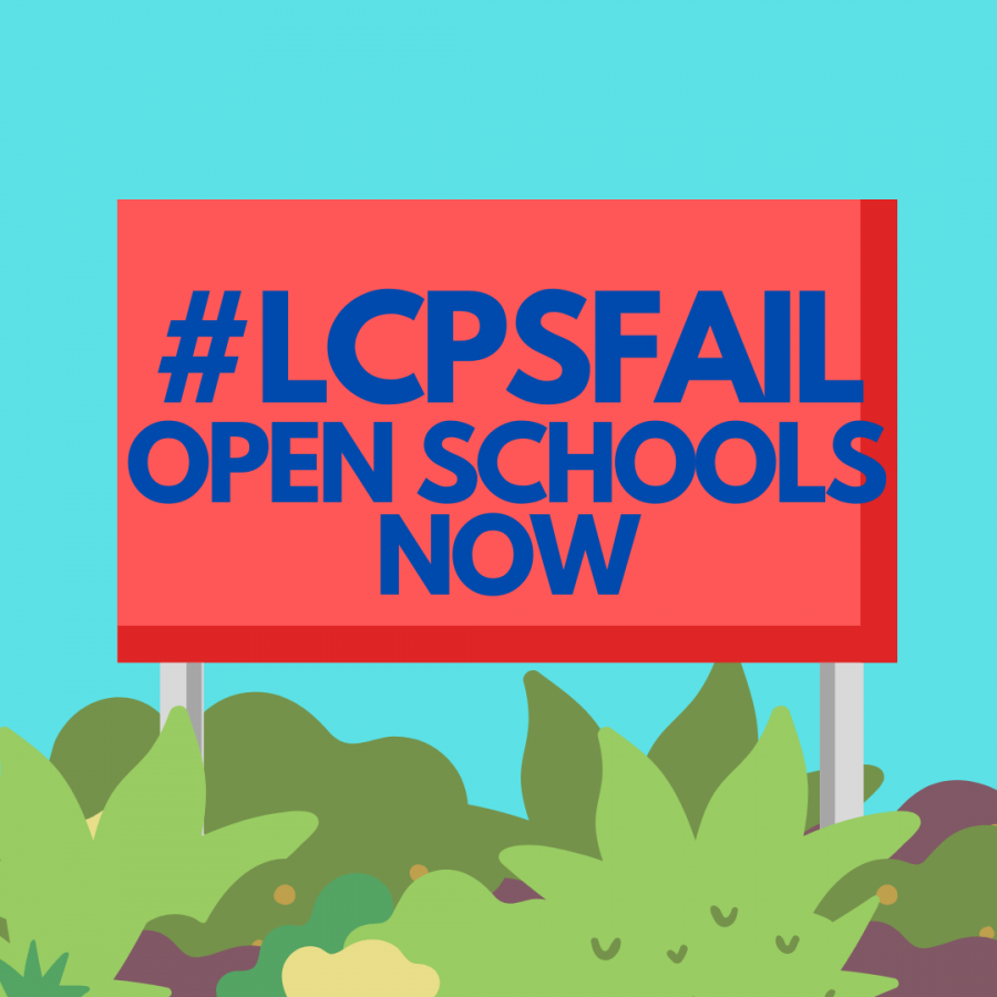 “#LCPS Fail,” Parents Protest Distance Learning